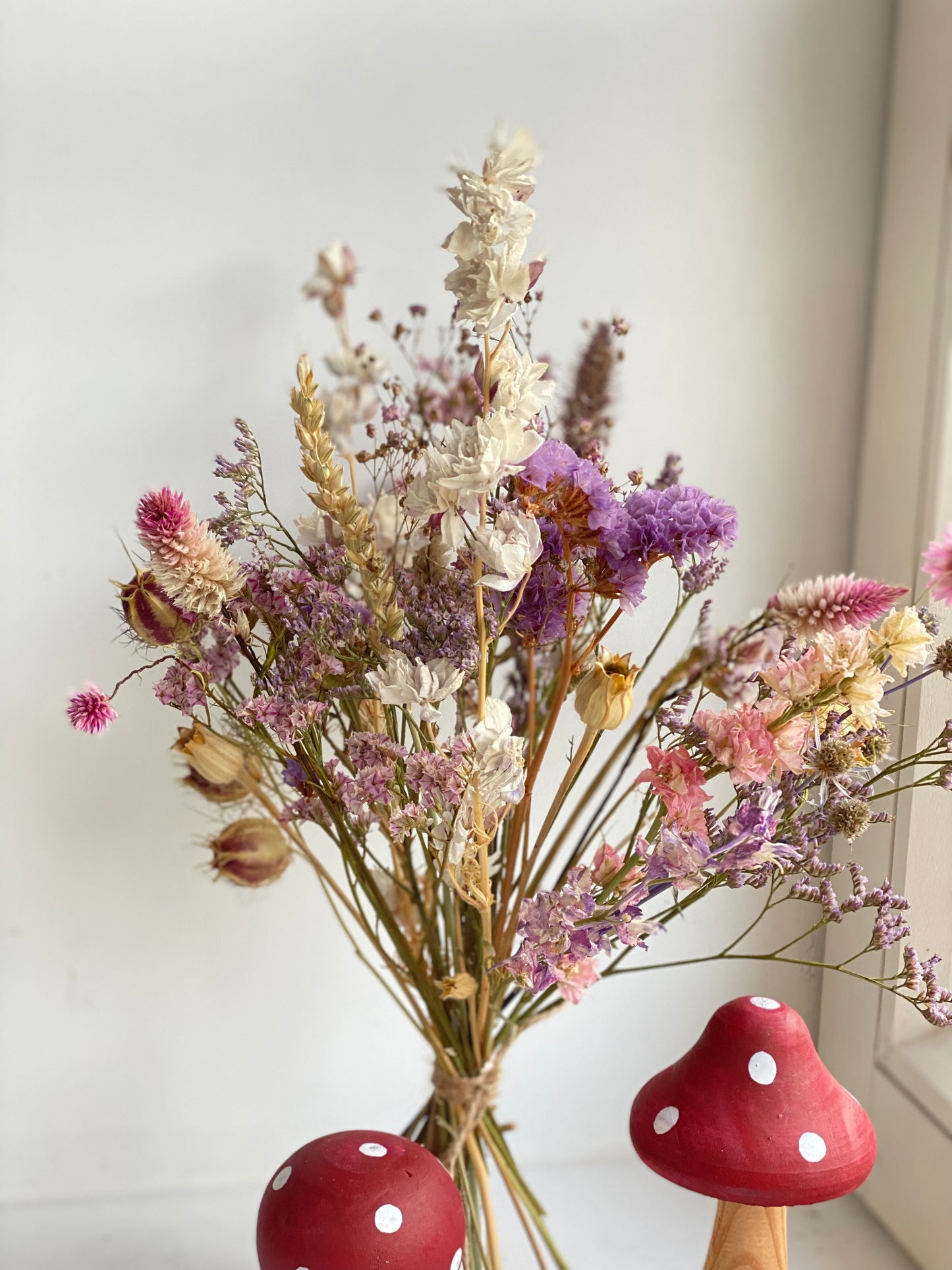 Bouquet de fleurs séchées